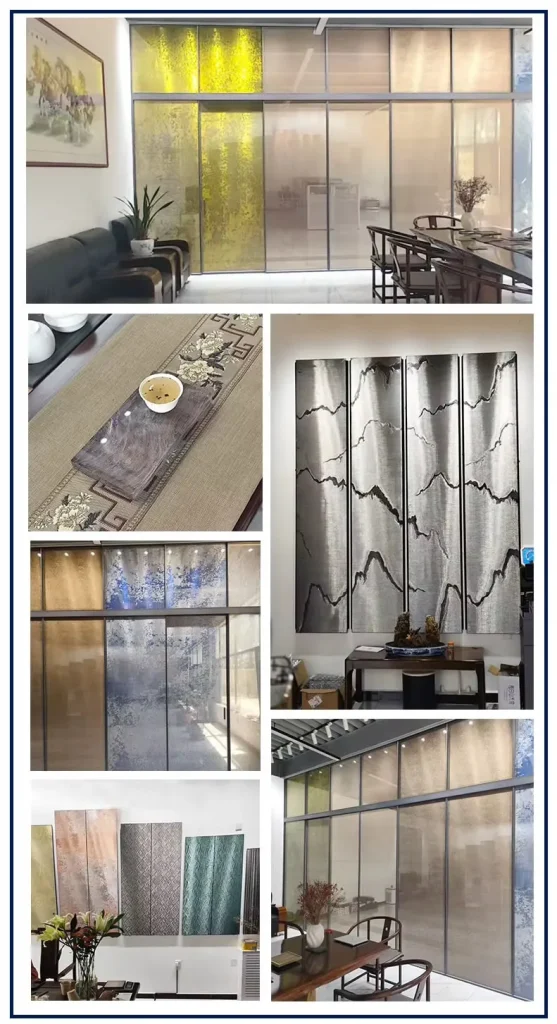 Laminated Glass Metal Mesh Application